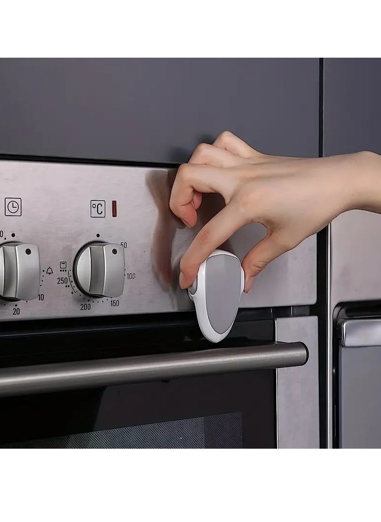 Gonice - Childproof Oven Door Lock, Baby Proof Oven Front Lock with 3M Adhesive, No Screws or Drill, Easy to Install and Use, Durable and Heat-Resistant Material - Image 1