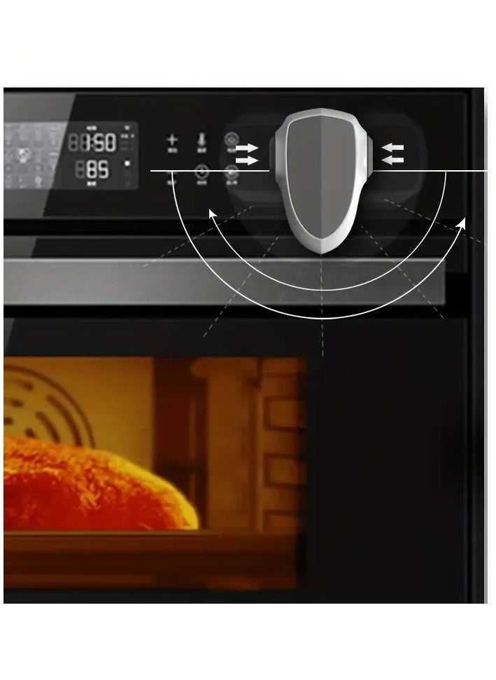 Gonice - Childproof Oven Door Lock, Baby Proof Oven Front Lock with 3M Adhesive, No Screws or Drill, Easy to Install and Use, Durable and Heat-Resistant Material - Image 1