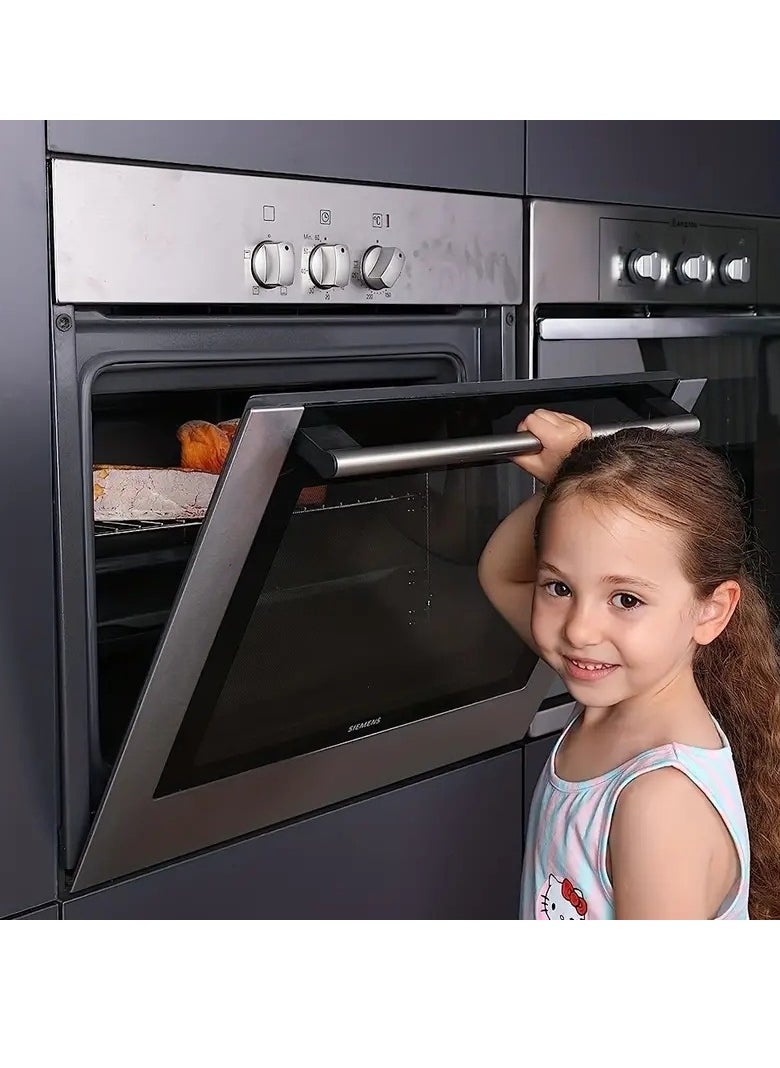 Gonice - Childproof Oven Door Lock, Baby Proof Oven Front Lock with 3M Adhesive, No Screws or Drill, Easy to Install and Use, Durable and Heat-Resistant Material - Image 1