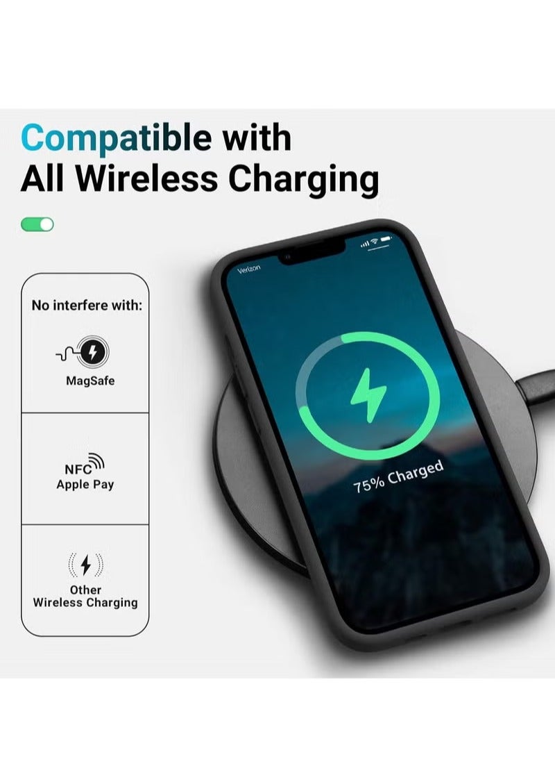 أوميكسبرو غطاء جل السيليكون السائل مع حماية كاملة للجسم مضاد للخدش والصدمات متوافق مع iPhone 12 - Image 4