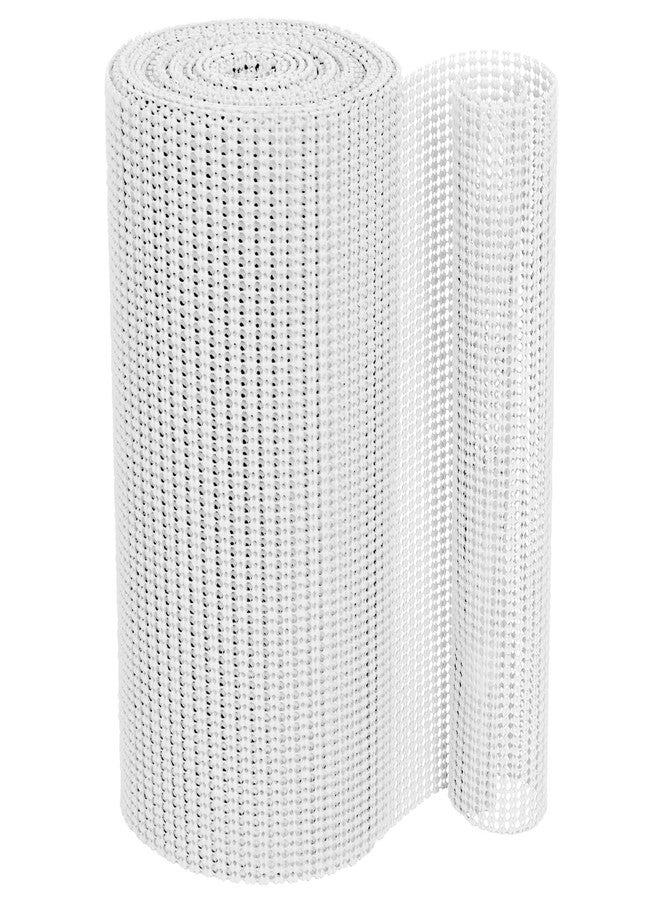 Smart Design Classic Grip Shelf Liner – 12in x 20ft – Non-Adhesive Drawer Liner with Strong Grip Helps Protect and Personalize Your Home Organization and Storage – White - Image 2