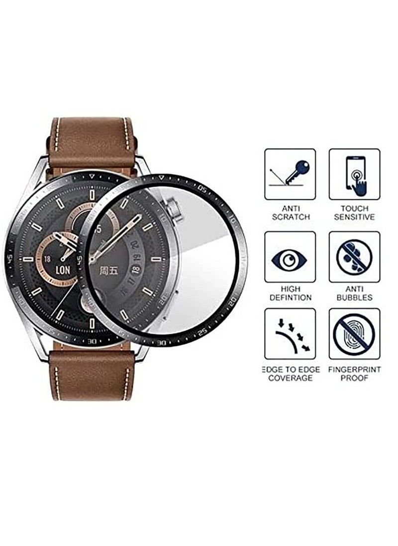 Generic Huawei Watch GT3 46mm Anti-Scratch HD Clear Soft Glass Film Screen Protector  - Image 1