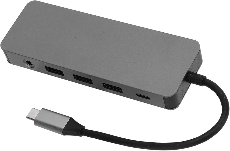 USB C Hub 11 in 1 Multiport A, USB C Docking Station with 4K PD Fast Charging, Aluminum y C Hub for Laptop Pro, Includes Memory Card Reader and 3.5mm o Port - Image 2
