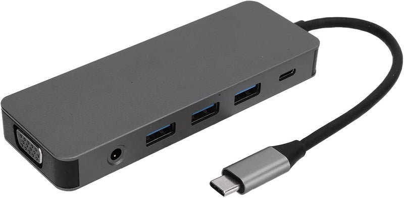 USB C Hub 11 in 1 Multiport A, USB C Docking Station with 4K PD Fast Charging, Aluminum y C Hub for Laptop Pro, Includes Memory Card Reader and 3.5mm o Port - Image 1