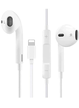 Earphone With Lightning Connector, Wired Headset Panel Has Microphone And Volume Control Keys, Clear And Noise Isolation , Compatible With iPhone 14 - pzsku/ZACDD5FAE3A20906846E7Z/45/_/1713776129/9bcb1592-c4dd-4f91-8aee-f3572fc0aed5