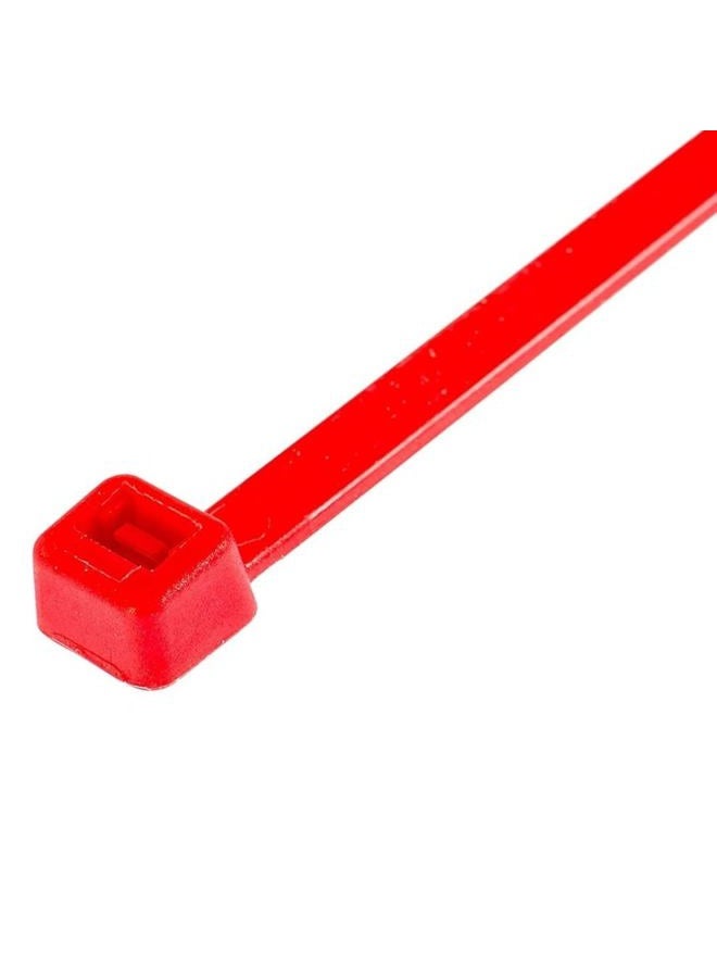 GTSE 8 Inch Red Zip Ties, 100 Pack, 18lb Strength, UV Resistant Strong Nylon Cable Ties, Self-Locking 8" Tie Wraps - Image 2