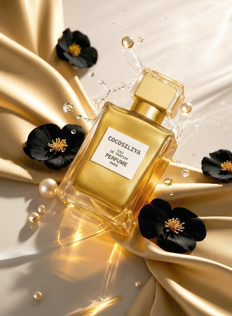 SACO COCOSILIYA Golden Women's Eau de Parfum 50ml/Floral Fragrance/The Perfect Gift Choice - Image 5