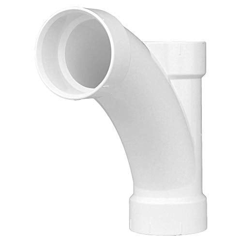 CHARLOTTE PIPE 3 DWV COMB WYE & 1/8 BEND ONE PIECE DWV (DRAIN, WASTE AND VENT) (1 Unit Piece) - Image 1