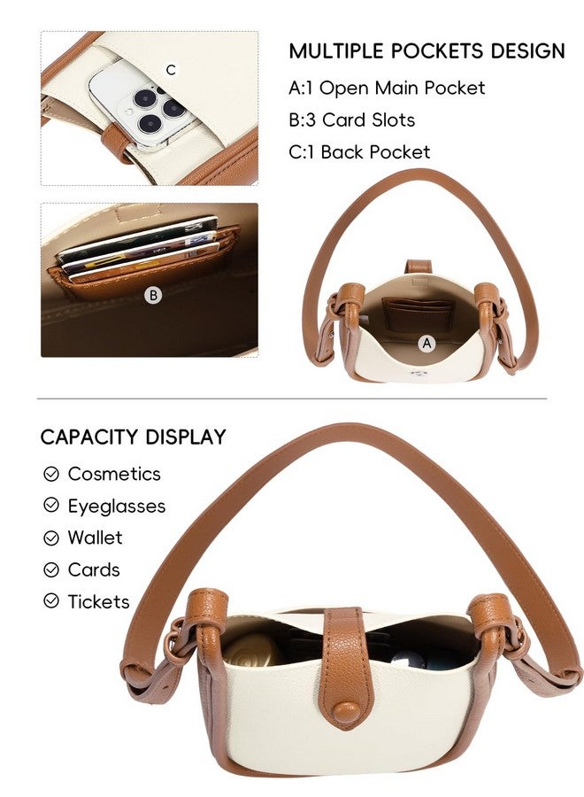 CLUCI Small Crossbody Bags For Women,Leather Crossbody Phone Purse,Cell Phone Bag Wallet Purses With Adjustable Strap - Image 4