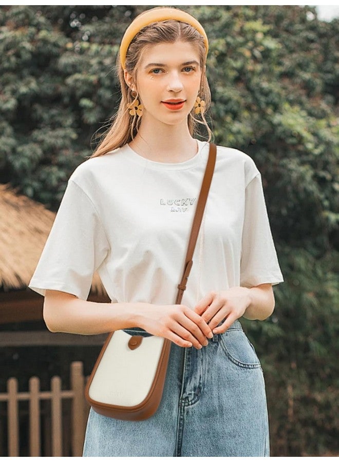 CLUCI Small Crossbody Bags For Women,Leather Crossbody Phone Purse,Cell Phone Bag Wallet Purses With Adjustable Strap - Image 2