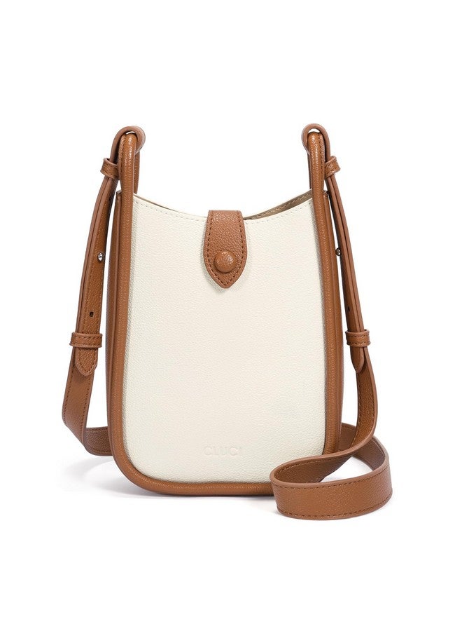 CLUCI Small Crossbody Bags For Women,Leather Crossbody Phone Purse,Cell Phone Bag Wallet Purses With Adjustable Strap - Image 1