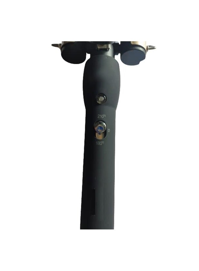 DUNISO مكواة تجعيد الشعر السيراميكية، مكواة تجعيد بثلاث أسطوانات، أدوات تصفيف الشعر على شكل بيضة، عصا تجعيد الشعر، لجميع أنواع الشعر، 22 مم - Image 5