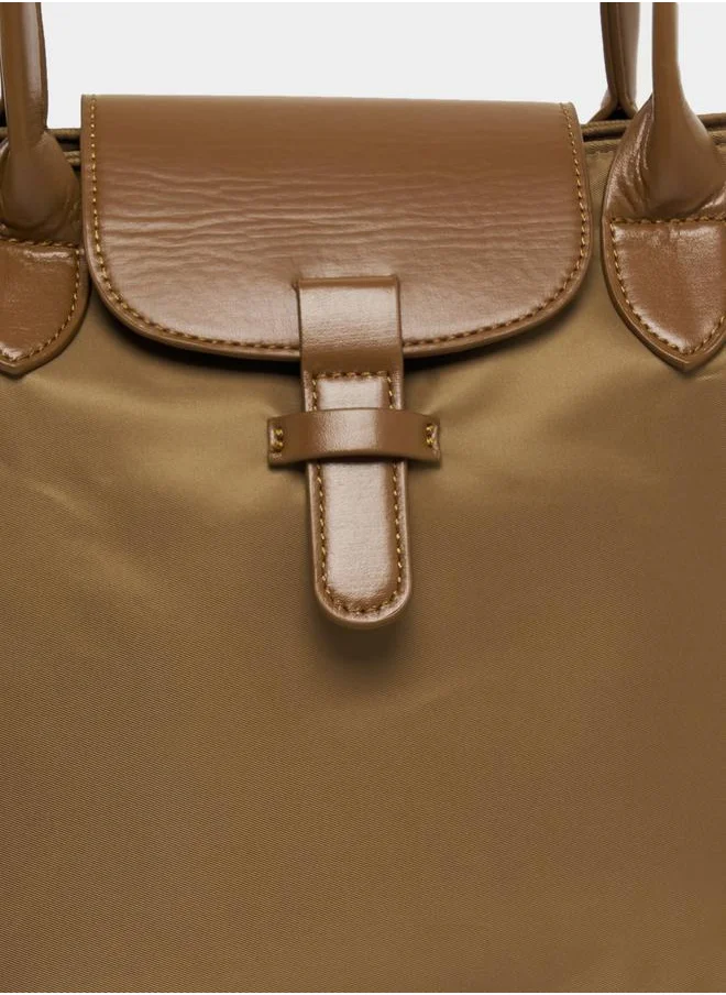 Styli Colorblock Dual Strap Shoulder Bag