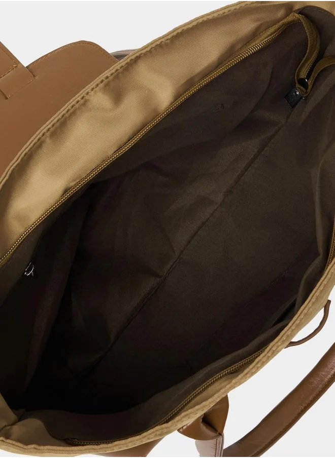 Styli Colorblock Dual Strap Shoulder Bag
