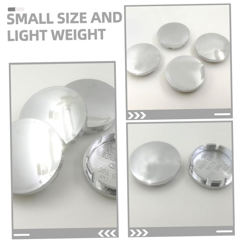 4Pcs Car Tire Hub Caps Wheel Center Covers Easy Installation Hub Protectors Stylish Replacement - Image 3