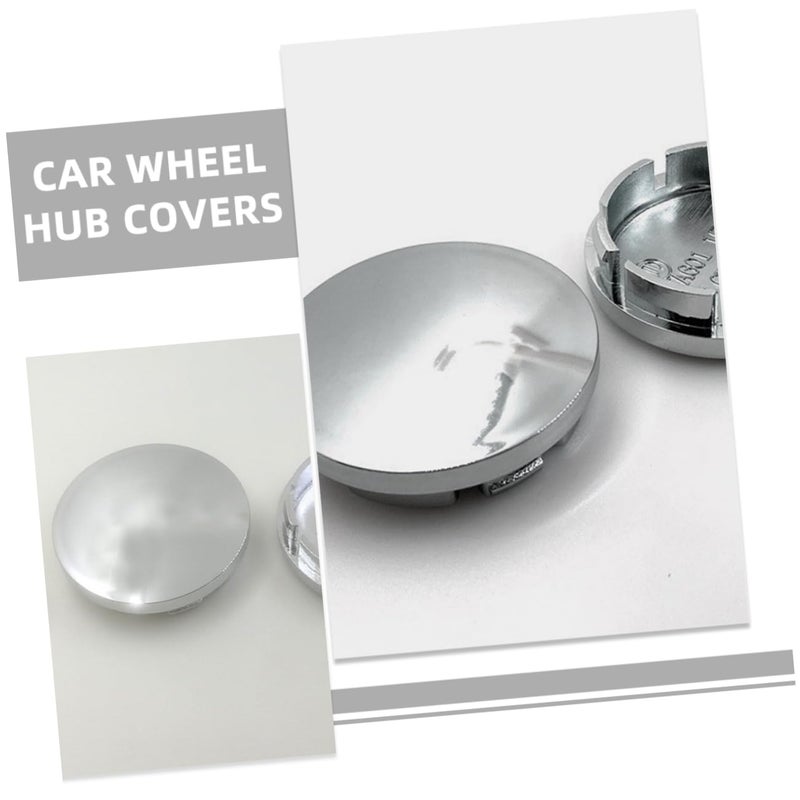 4Pcs Car Tire Hub Caps Wheel Center Covers Easy Installation Hub Protectors Stylish Replacement - Image 4