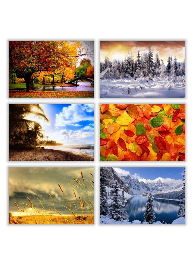 PARTH IMPEX Seasonal Nature Postcards - (Pack Of 54) 4"X6" Bulk Variety Of Fall Autumn Winter Summer Spring National Parks Theme With Mailing Side - All Occasion Cards - Image 5
