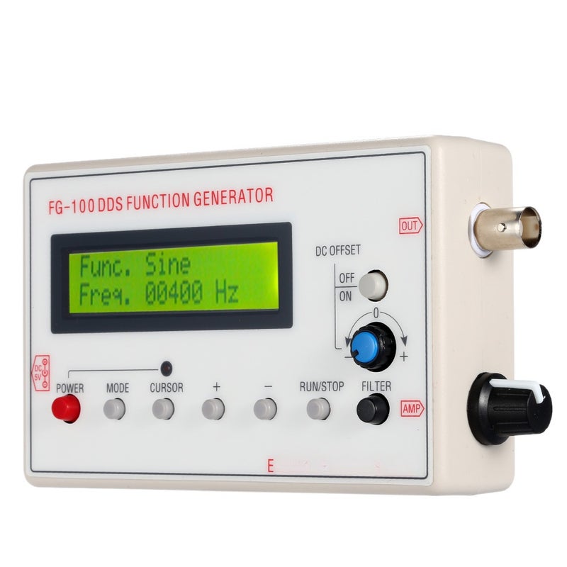 1HZ-500KHZ DDS Functional Signal Generator Sine + Square + Triangle + Sawtooth Waveform - Image 1