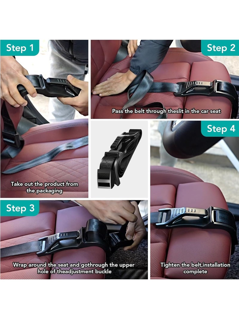 Pregnant Women's Seat Cushion Belt - Mother's Seat Adjuster - Prevents Abdominal Pressure, Universal, Easy to Install - Image 5