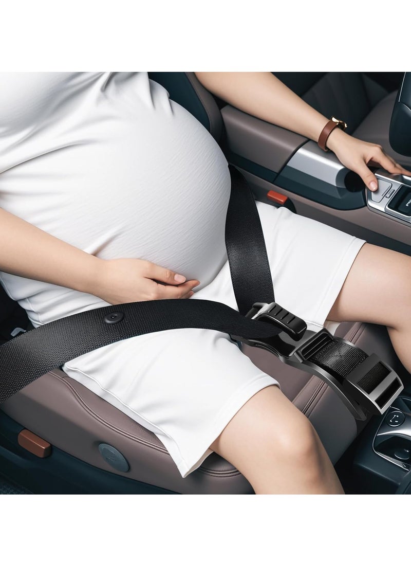 Pregnant Women's Seat Cushion Belt - Mother's Seat Adjuster - Prevents Abdominal Pressure, Universal, Easy to Install - Image 2