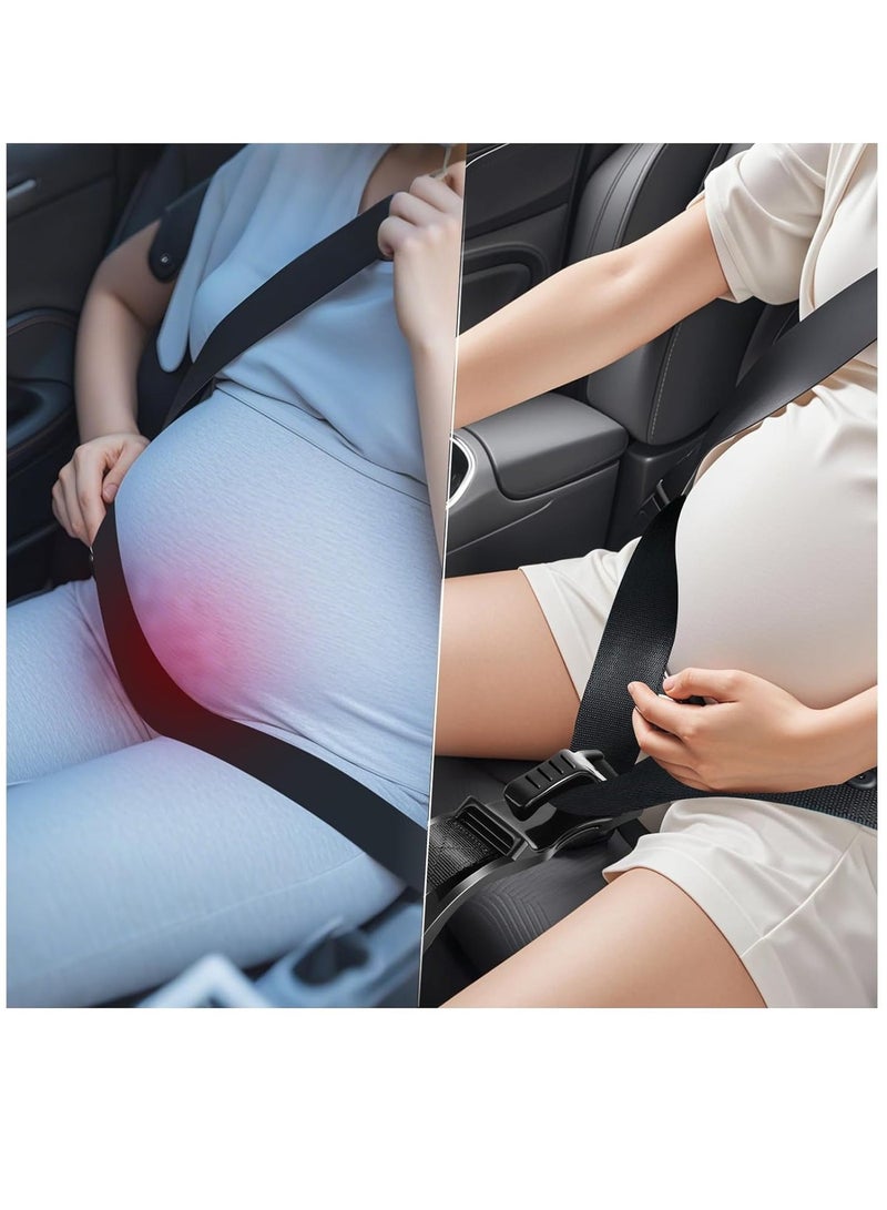 Pregnancy Car Seat Belt Adjuster - Buckle-Type Seat Belt Prevents Abdominal Pressure, An Essential Item During Pregnancy to Protect the Fetus, Universal Type, Easy to Install. - Image 2