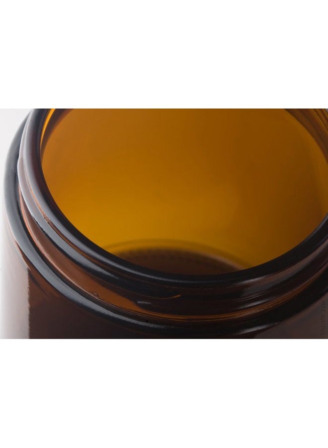 JUVITUS 6 piece Amber Glass Straight Sided Jar Multi Size Set : Includes 2-1 oz, 2-2 oz, and 2-4 oz Amber Glass Jars with Black Lids + Spatulas for Aromatherapy, Essential Oils, Travel and Home - Image 4