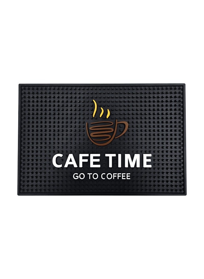 Anti-Spill Coffee Mat Thick Coffee Insulation Mat Anti-Slip Rubber Coffee Machine Table Mat Washable Foldable Kitchen Accessories Suitable For Beverages, Tableware, Coffee Machine 45x30x0.8cm  - Image 1