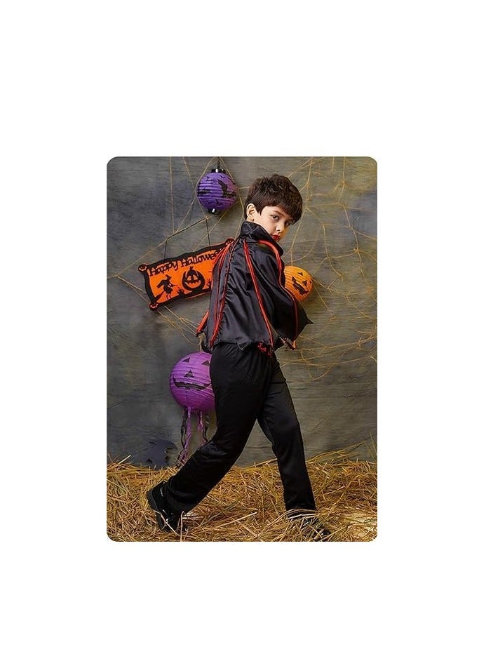 برين جيجلز قهقهات الدماغ زي مصاصي الدماء للأطفال للأولاد أزياء الهالوين للأولاد زي مصاصي الدماء التنكري - مقاس X-Large - Image 3