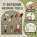 GALAOMA 17PCS 112 Miniature Doll House Tools Metal Home Repair MultiTool Model Set Fun for Party Dollhouse Decoration Accessories Mini Yard Supplies Creative Pretend Toy Tool - Image 2