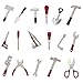 GALAOMA 17PCS 112 Miniature Doll House Tools Metal Home Repair MultiTool Model Set Fun for Party Dollhouse Decoration Accessories Mini Yard Supplies Creative Pretend Toy Tool - Image 4