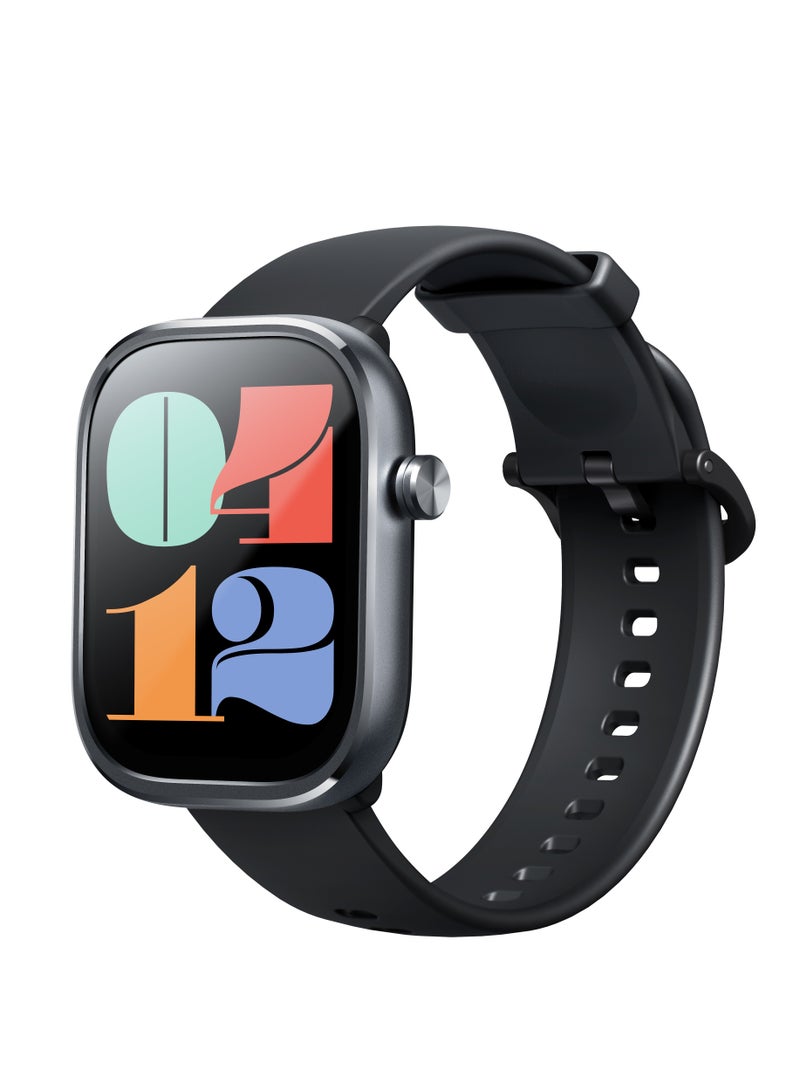 Mibro Watch C4 Smartwatch – 2.01" TFT Display, Ultra-Slim Design, All-Round Fitness Management, Comprehensive Health Management, Waterproof, Durable Battery Life, IOS and Android,