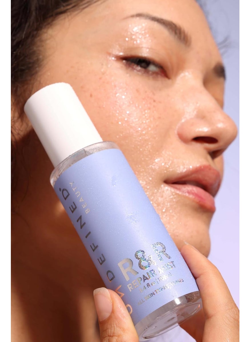 Undefined Undefined Beauty RR Repair Mist Hypochlorous Acid Spray to calm inflammation improve texture increase hydration and balance travel friendly size 34oz 