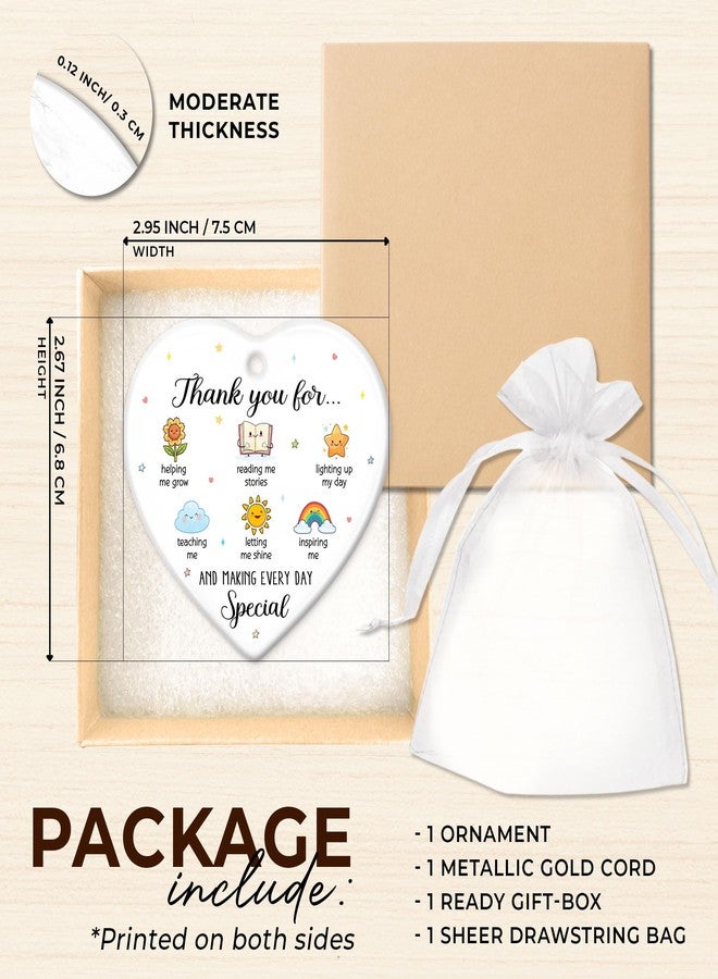 ZAGKOO Teacher Appreciation Day Ornament 2025 OR25-18 - Image 3