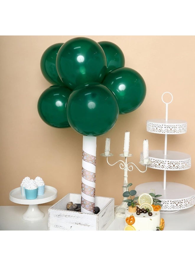 Goldedge 20 PC Metallic Coating Green Latex Balloons, 12 Inch Decorative Balloons for Birthday, Party, Wedding, Event, and Everyday Use  - Image 4