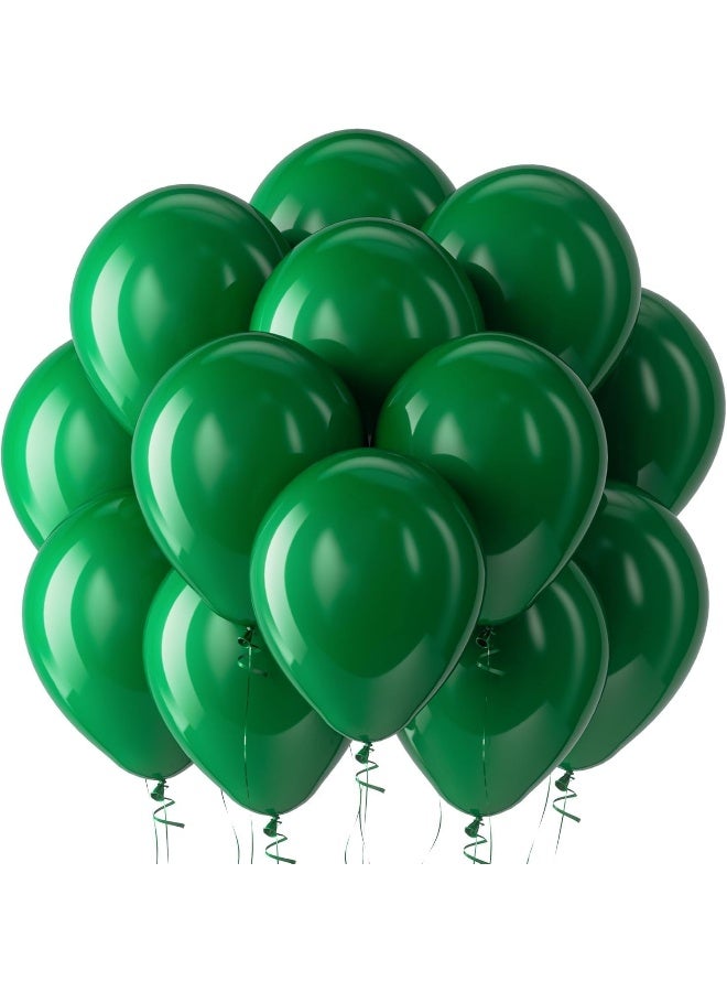 Goldedge 20 PC Metallic Coating Green Latex Balloons, 12 Inch Decorative Balloons for Birthday, Party, Wedding, Event, and Everyday Use  - Image 1