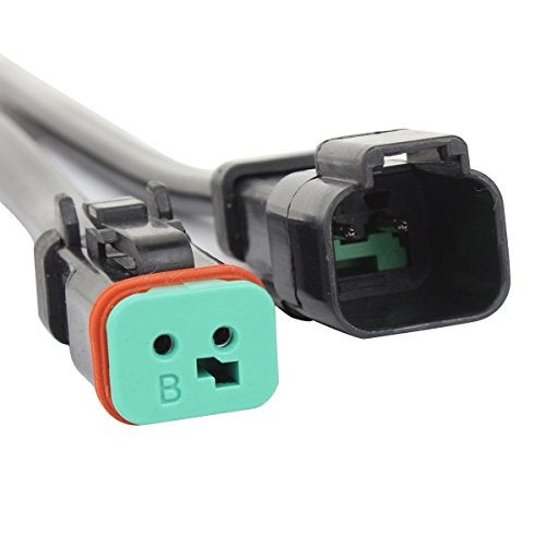 TOMALL تومال Deutsch DT DTP موصل سلكي 2 دبوس ذكر وأنثى لبار ضوء العمل استبدال التوصيلات - Image 3