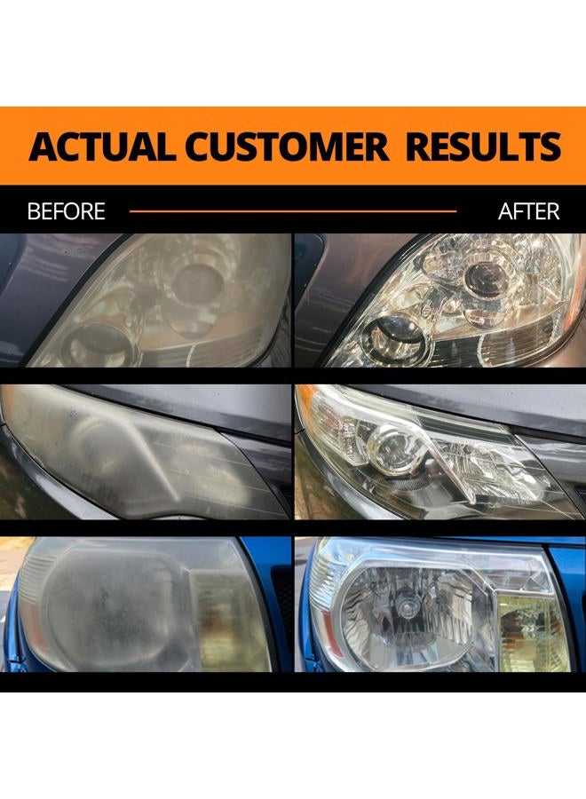 CERAKOTE ® Ceramic Headlight Restoration Professional Detailer Pack (50 Step 1 Oxidation Removing Wipes) - Easily Remove Oxidation from Old and Faded Headlights - Image 5
