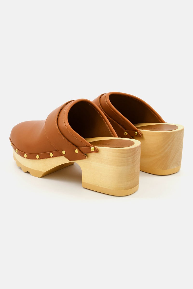 AEROSOLES أحذية نسائية متوسطة الحجم من الجلد، بني - Image 2