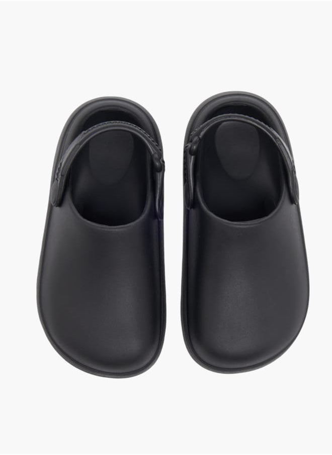 Aqua Boys Solid Clogs With Backstrap  - Image 2