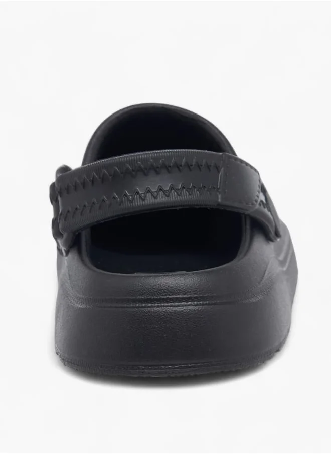 أكوا Boys Solid Clogs With Backstrap