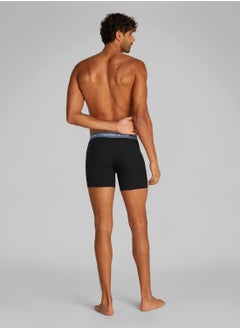 CALVIN KLEIN Men's  3 Pack Boxer Briefs - Cotton, Multicolour  - Image 3