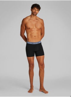 CALVIN KLEIN Men's  3 Pack Boxer Briefs - Cotton, Multicolour  - Image 5