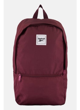 Reebok Men Brand Logo Backpack 44 H x 26 L x 13 W cm, Dark Maroon  - Image 1