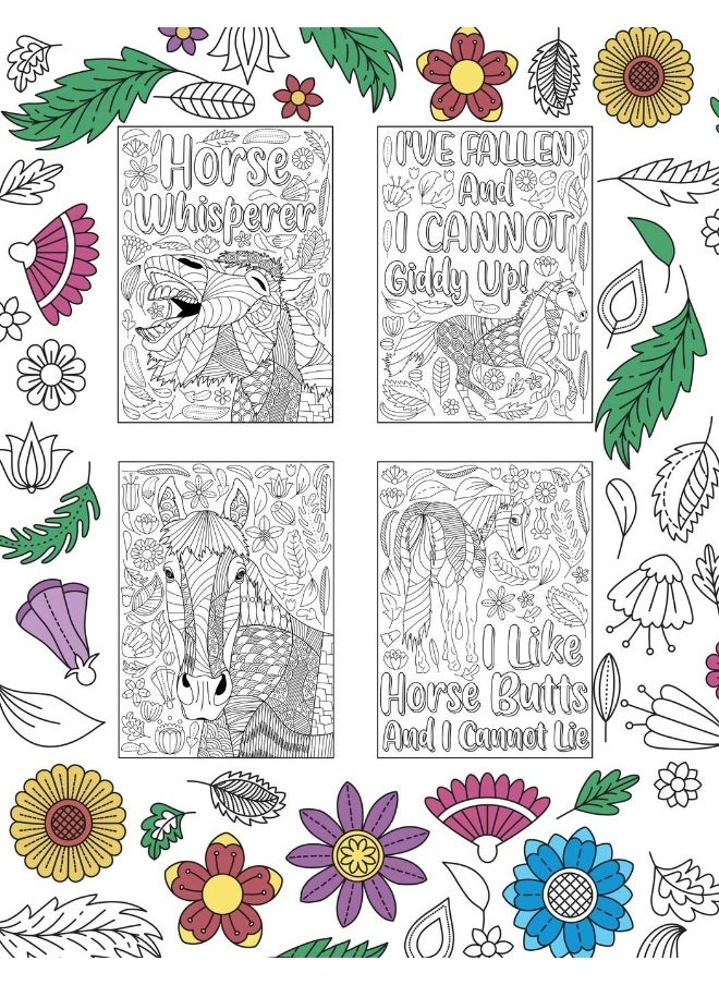 Horse Coloring Book  - Image 2