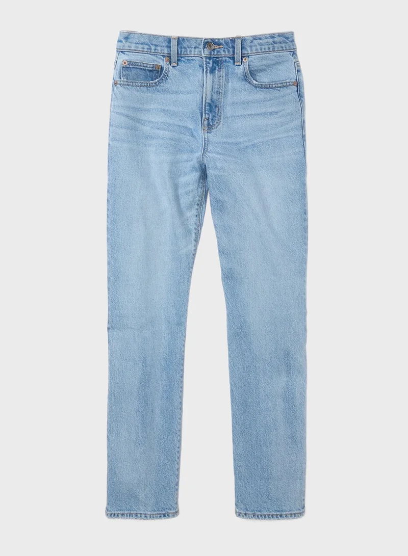 American Eagle High Waist Straight Jeans