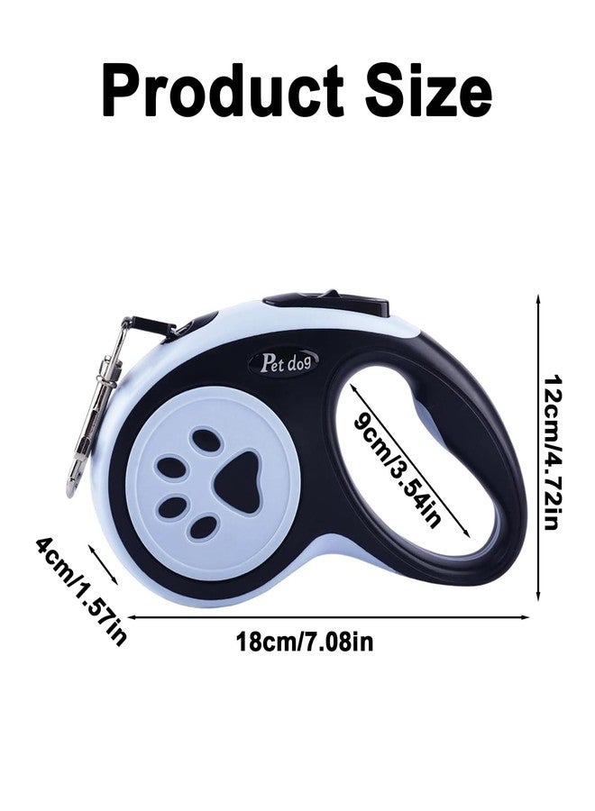NUDFSY Dog Leash, Pet Products, Dog Chain, Pet Retractable Dog Leash, Anti-Slip Handle One Button Lock & Release, Cat & Dog Rope - Small, Medium, Large (Blue, 5m) - Image 2