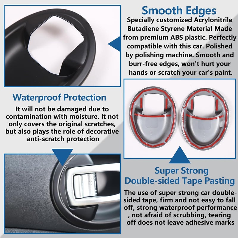 Sekhyna ABS Interior Door Handle Bowl Trim for Mitsubishi Eclipse - Image 3