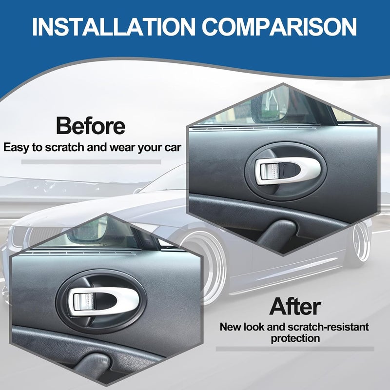 Sekhyna ABS Interior Door Handle Bowl Trim for Mitsubishi Eclipse - Image 2