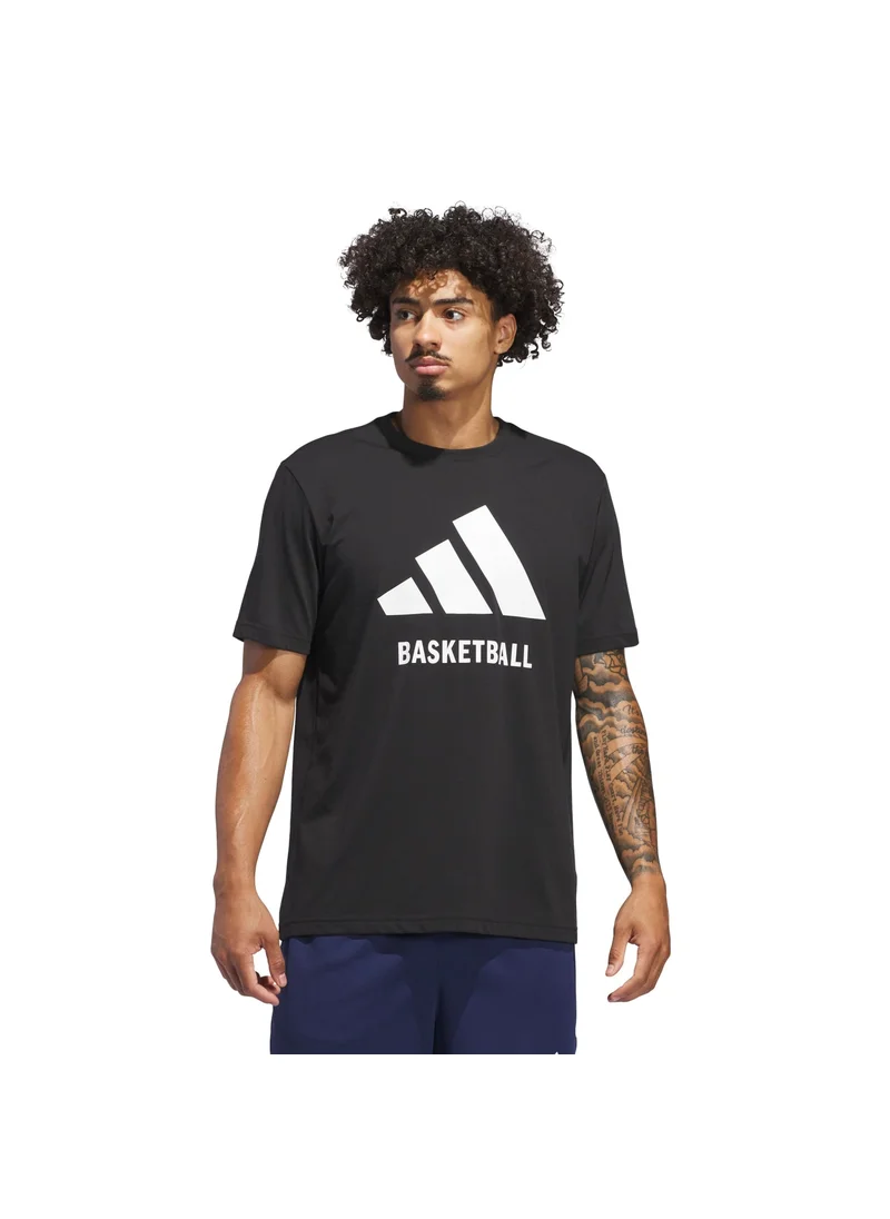 اديداس adidas BB CATEGORY M T Black Originals Men T-SHIRTS