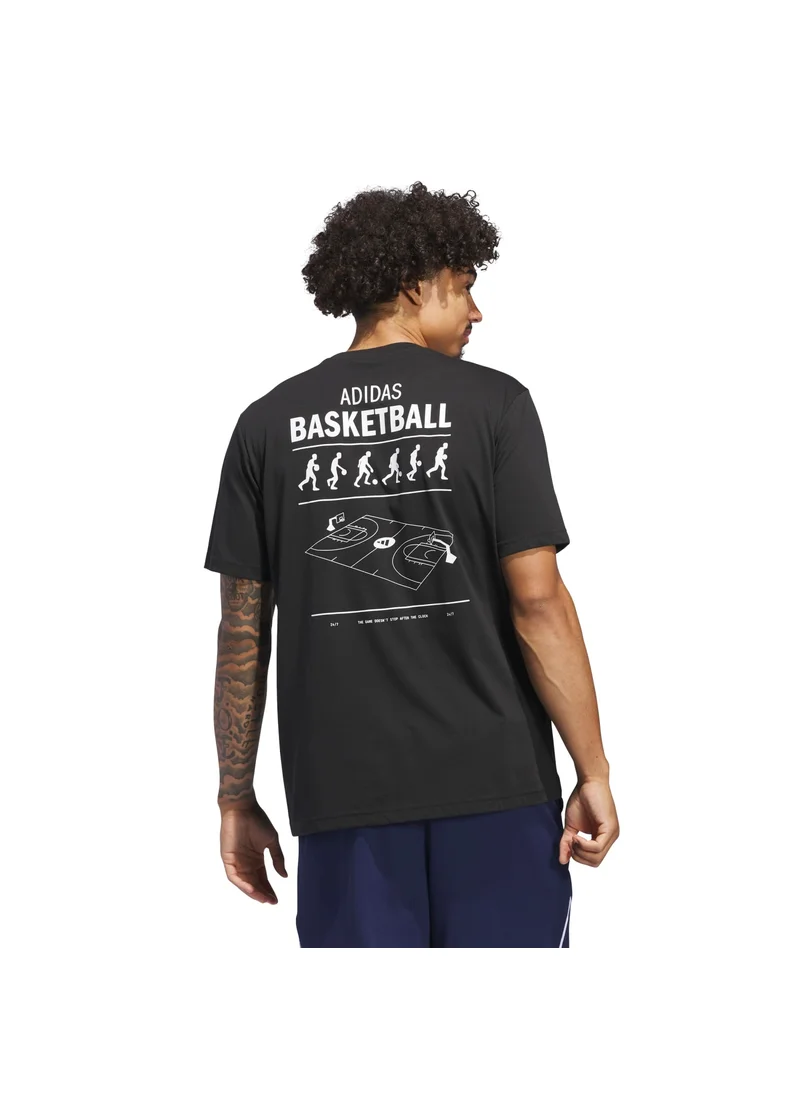 اديداس adidas BB CATEGORY M T Black Originals Men T-SHIRTS